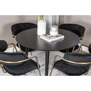 deLOHN Arrow, Plaza Kör alakú étkezőgarnitúra