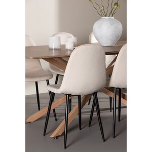 deLOHN Piazza, Polar Téglalap alakú étkezőgarnitúra