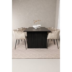 deLOHN Vail, Limhamn Téglalap alakú étkezőgarnitúra