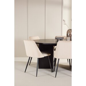 deLOHN Strada, Night Ovális étkezőgarnitúra