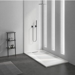 AREZZO design STONE pala hatású öntött márvány zuhanytálca, 120x90 cm-es, fehér (2 doboz)