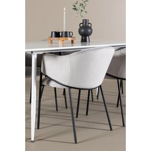 deLOHN Silar, Evelina Téglalap alakú étkezőgarnitúra