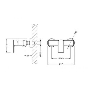 AREZZO design SPRINGFIELD zuhany csaptelep AR-5009