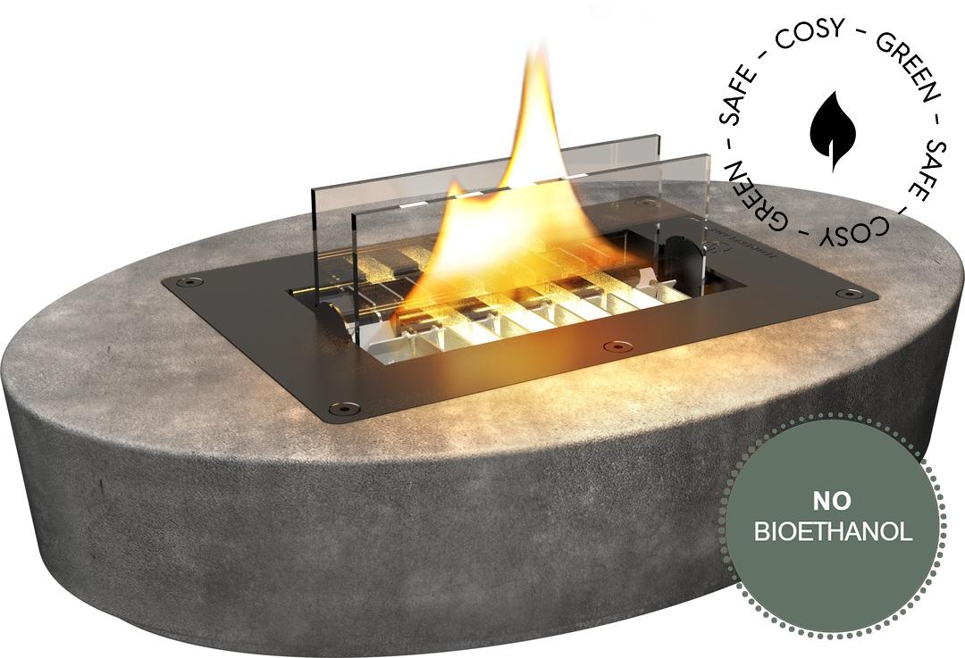 Carnation Concrete asztali mécses