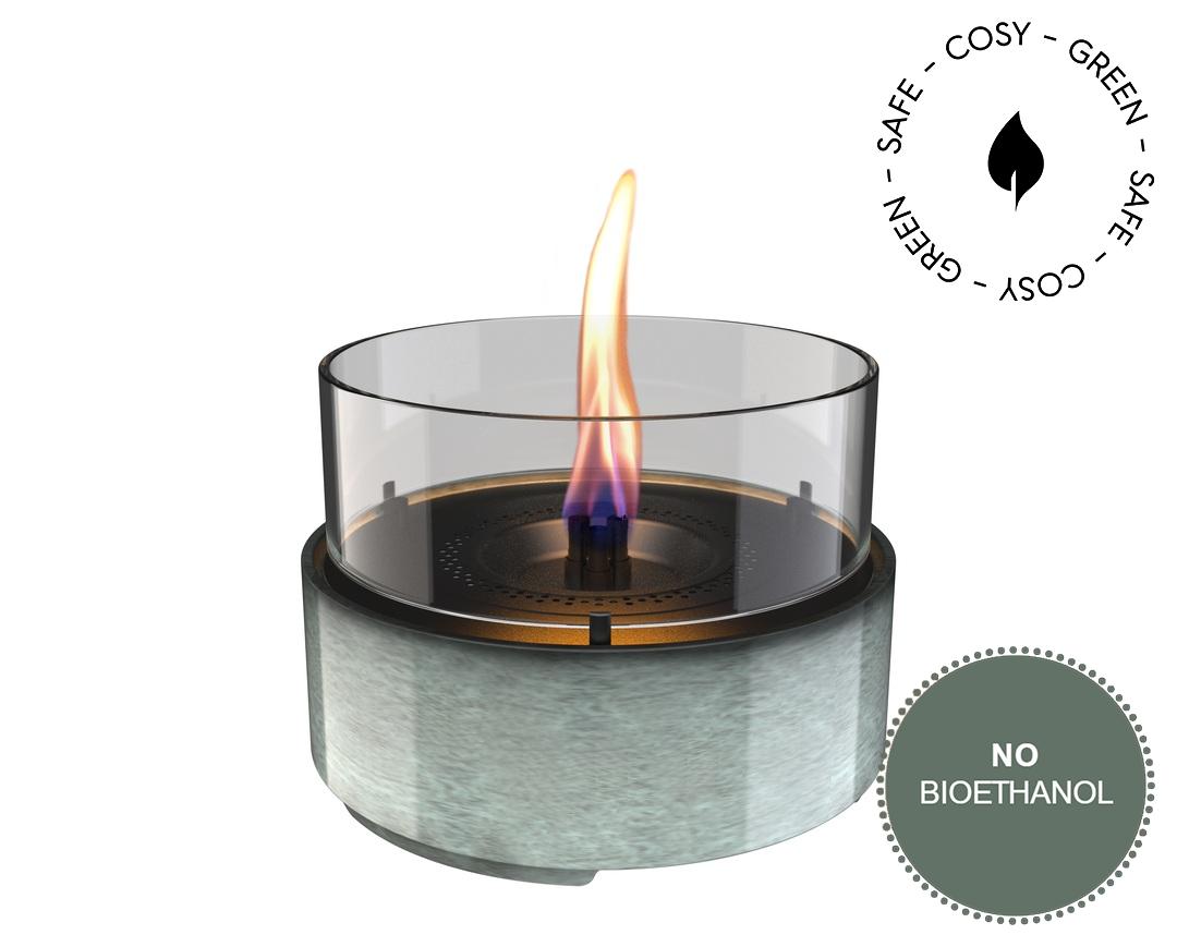 Café 18 Reactive Glaze Green asztali mécses